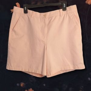 🌺 Lauren Ralph Lauren Soft Knit Casual Chino Shorts in Plus Size 16